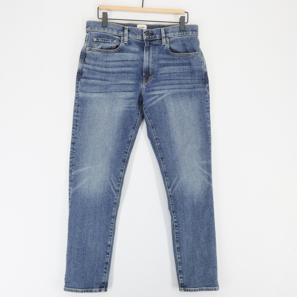 Flint And Tinder All American Jeans Mens 31x30 Blue Tapered Stretch Denim